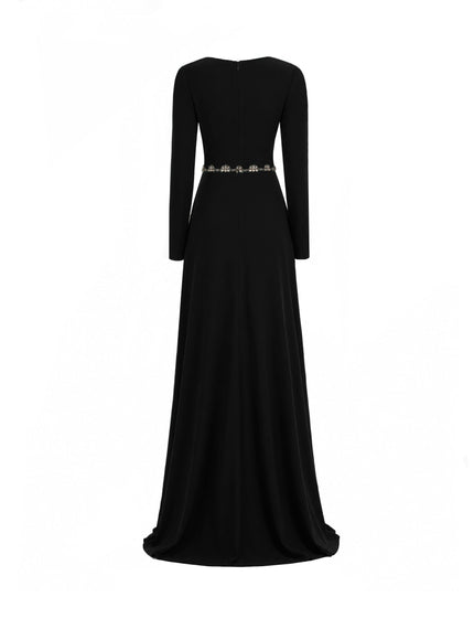 Gemy Maalouf Beaded Waist Gown