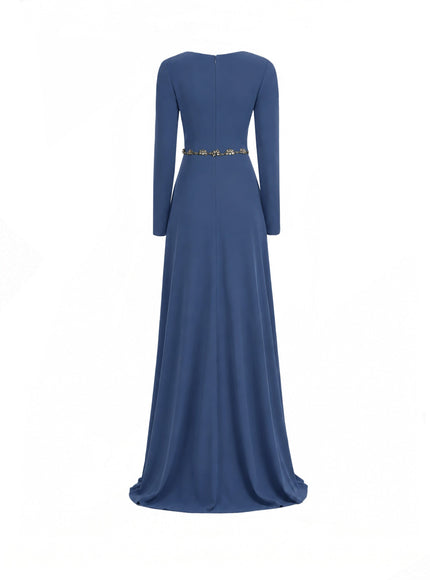 Gemy Maalouf Beaded Waist Gown