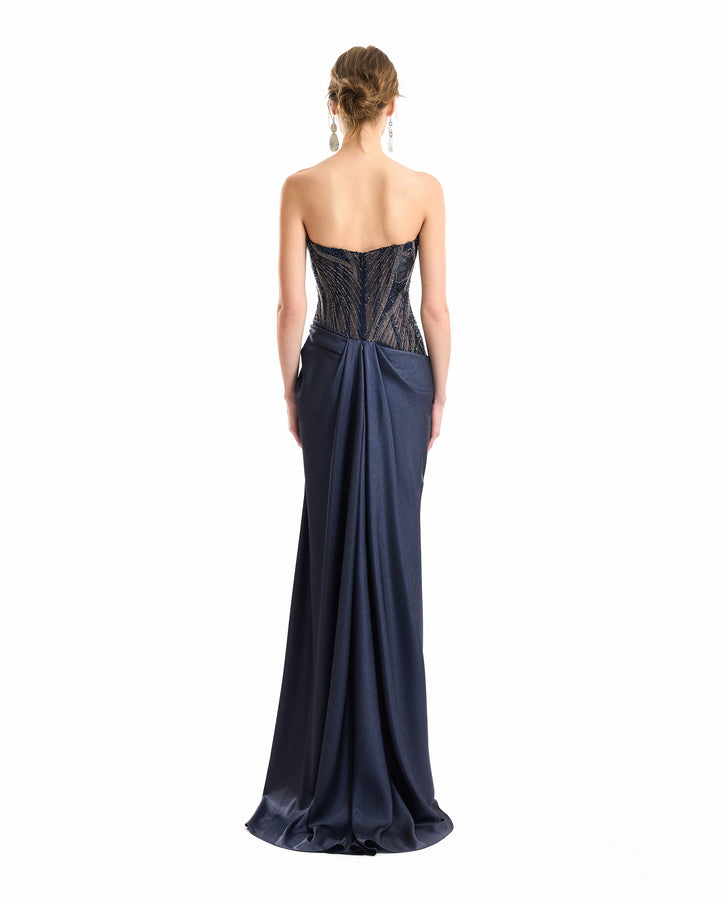 Gemy Maalouf Sweetheart Beaded Gown