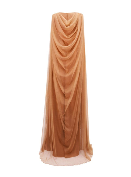 Gemy Maalouf Draped Back Loose-Cut Kaftan