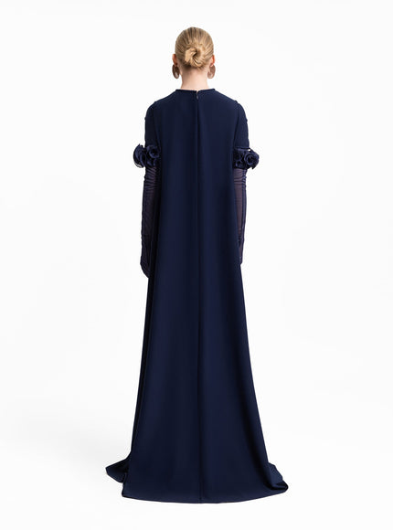 Gemy Maalouf See-Through Under-Bust Gown