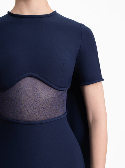 Gemy Maalouf See-Through Under-Bust Gown