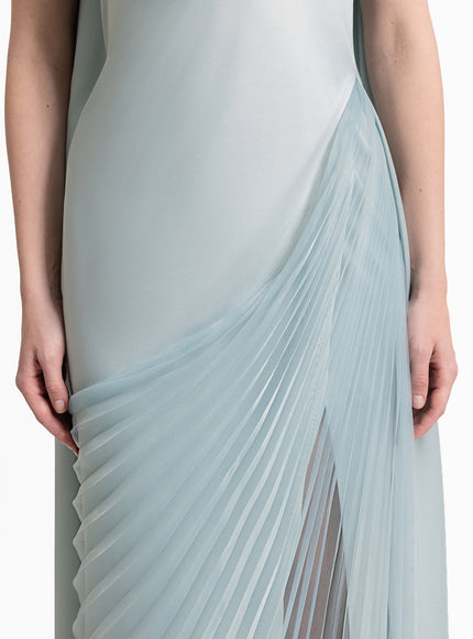 Gemy Maalouf Asymmetrical Sheer Overskirt Gown