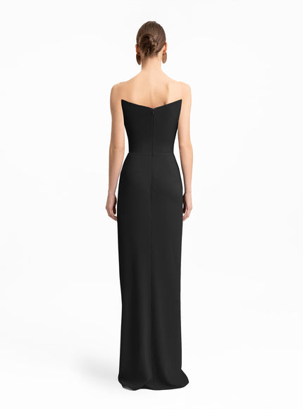 Gemy Maalouf Strapless Draped Gown No. 2085