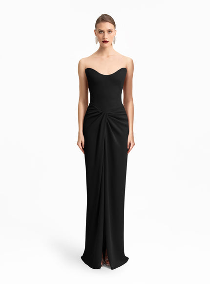 Gemy Maalouf Strapless Draped Gown No. 2085