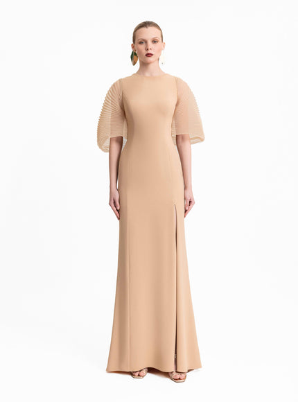 Gemy Maalouf Back Bow Detail Gown