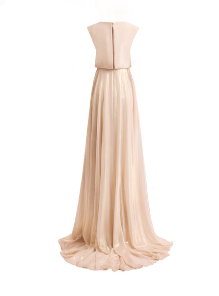 Gemy Maalouf Cowl Gathered Gown