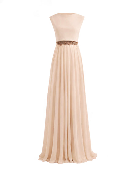 Gemy Maalouf Cowl Gathered Gown