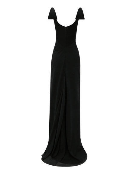 Gemy Maalouf Squared Neckline Corset Gown