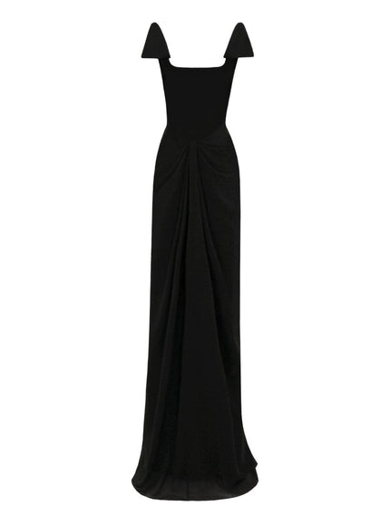 Gemy Maalouf Squared Neckline Corset Gown