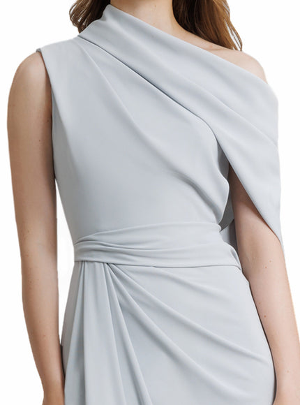 Gemy Maalouf Asymmetrical Neckline Gown No. 1886