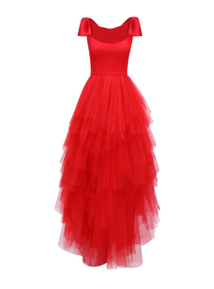 Gemy Maalouf Long Gown With Bow Design