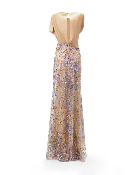 Gemy Maalouf Fully Beaded Skirt Gown
