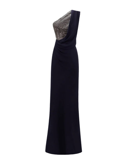 Gemy Maalouf Draped One-Shoulder Gown