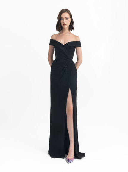Gemy Maalouf Slim Cut Gown No. 1819