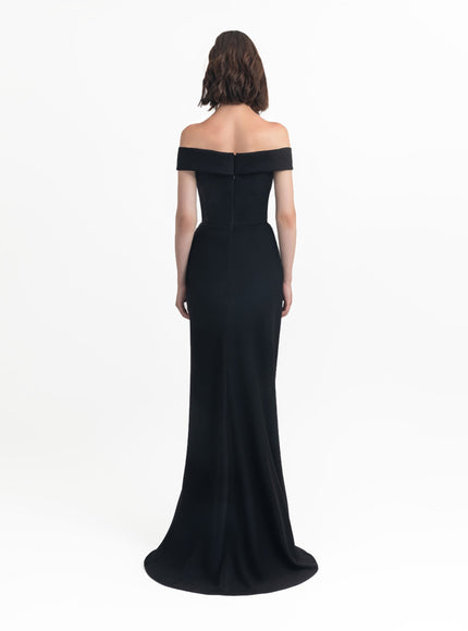 Gemy Maalouf Slim Cut Gown No. 1819