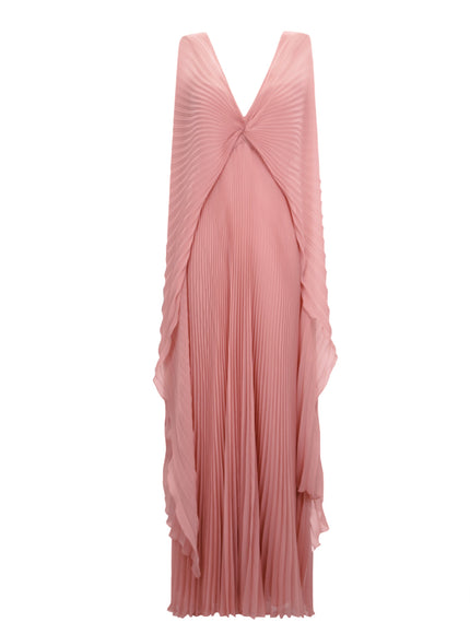 Gemy Maalouf Pleated Chiffon Gown