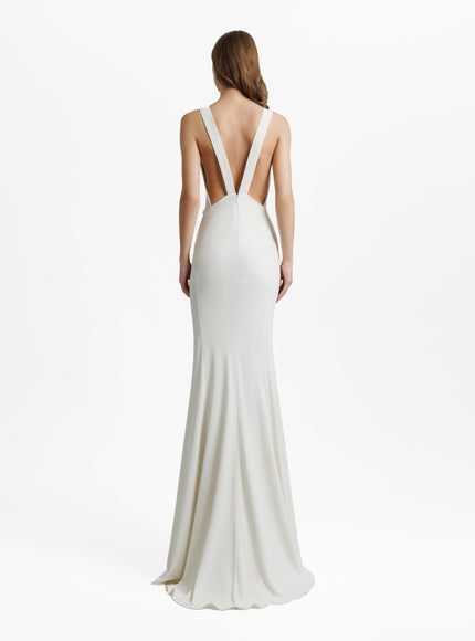 Gemy Maalouf Slim-Cut Gown No. 1904