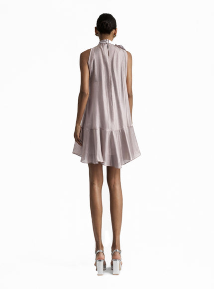 Gemy Maalouf Short Dress Featuring A Flower Design