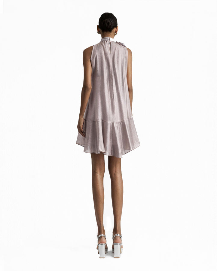 Gemy Maalouf Short Dress Featuring A Flower Design
