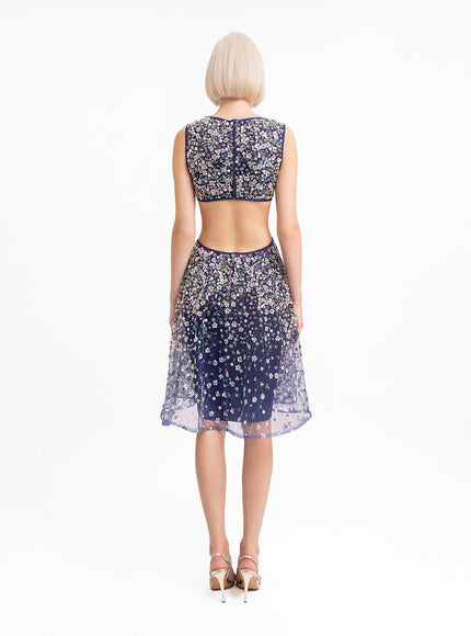 Gemy Maalouf Side And Back Cut-Out Dress
