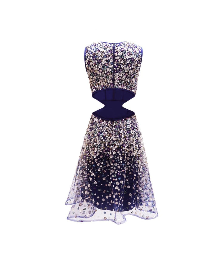 Gemy Maalouf Side And Back Cut-Out Dress