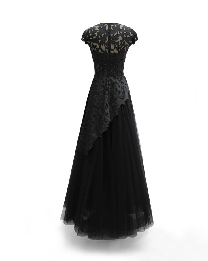 Gemy Maalouf Embroidered Satin Set