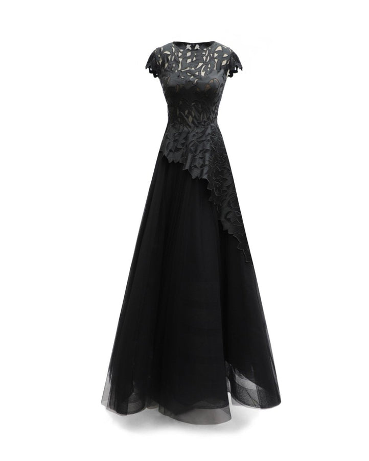 Gemy Maalouf Embroidered Satin Set