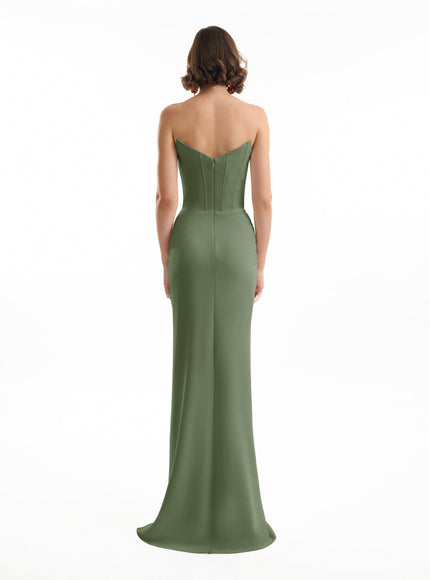 Gemy Maalouf Strapless Corset Gown