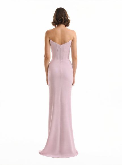 Gemy Maalouf Strapless Corset Gown