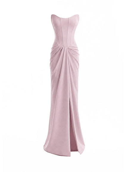 Gemy Maalouf Strapless Corset Gown