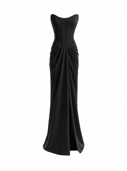 Gemy Maalouf Strapless Corset Gown