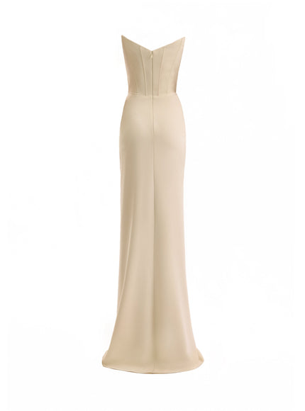 Gemy Maalouf Strapless Corset Gown