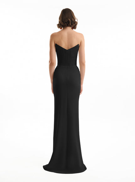 Gemy Maalouf Strapless Corset Gown