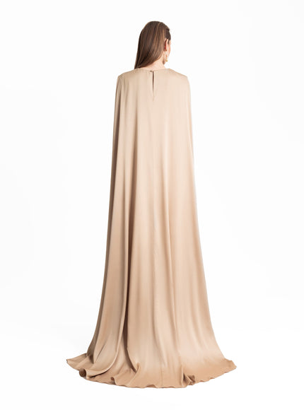 Gemy Maalouf Slim Cut Satin Gown