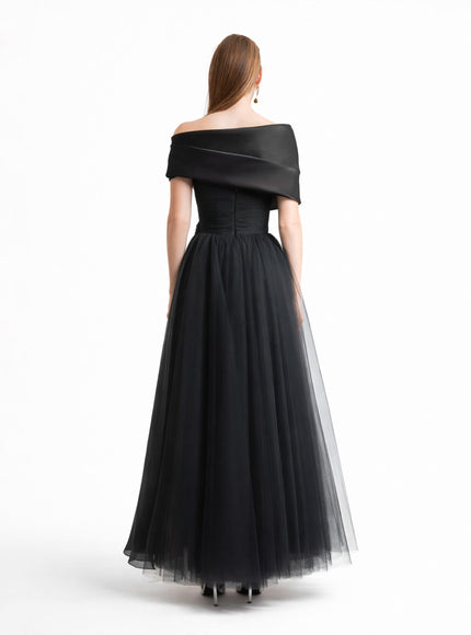 Gemy Maalouf Draped And Ruffled Tulle Dress