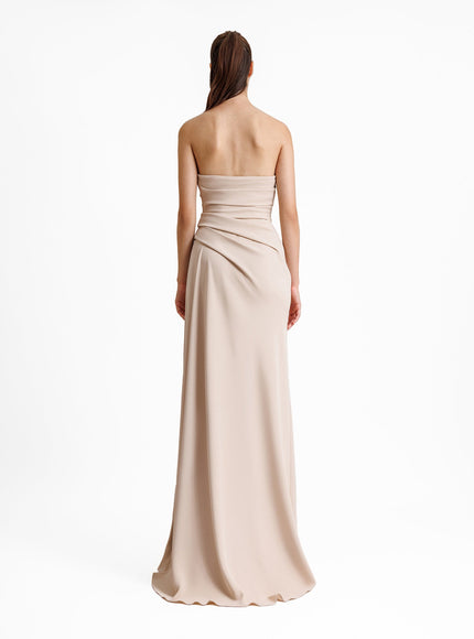 Gemy Maalouf Strapless Draped Gown No. 1950