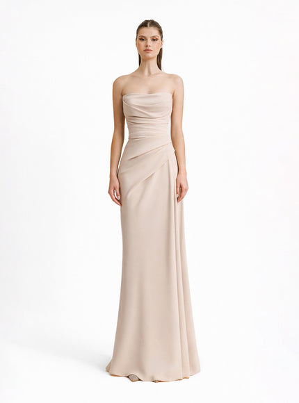 Gemy Maalouf Strapless Draped Gown No. 1950