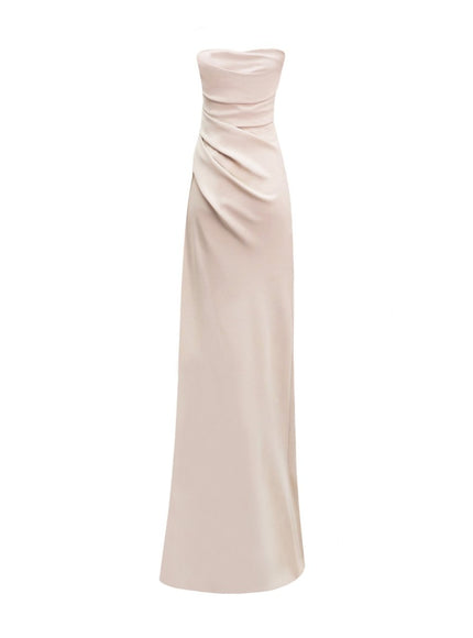 Gemy Maalouf Strapless Draped Gown No. 1950