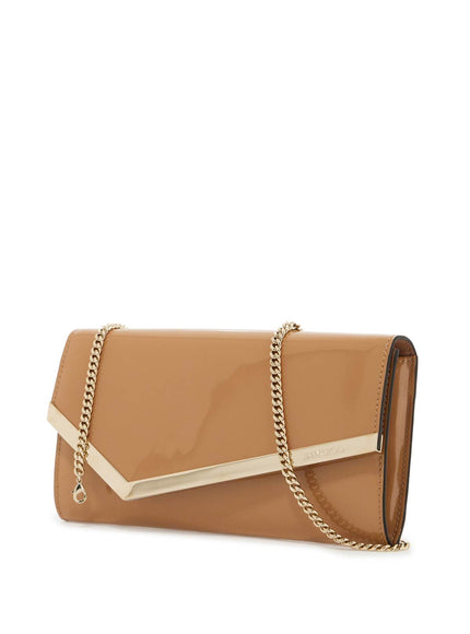 Jimmy Choo patent leather emmie clutch