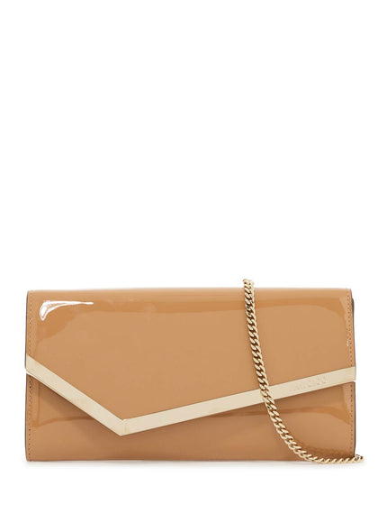 Jimmy Choo patent leather emmie clutch