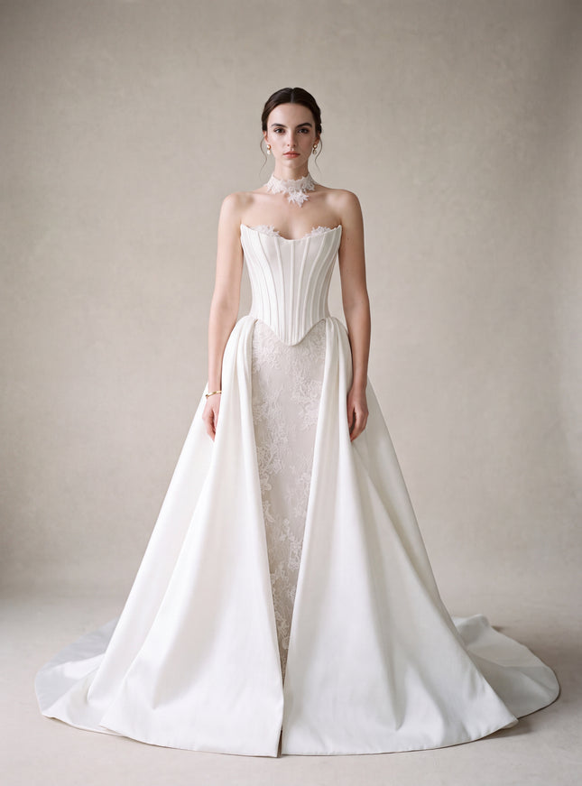 Ellie Belle Monroe Two-in-One Lace Mermaid Wedding Gown