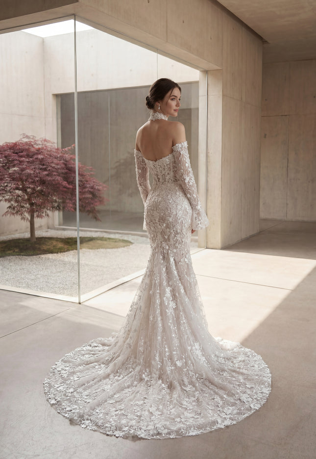 Ellie Belle Adanna Lace Mermaid Bridal Gown