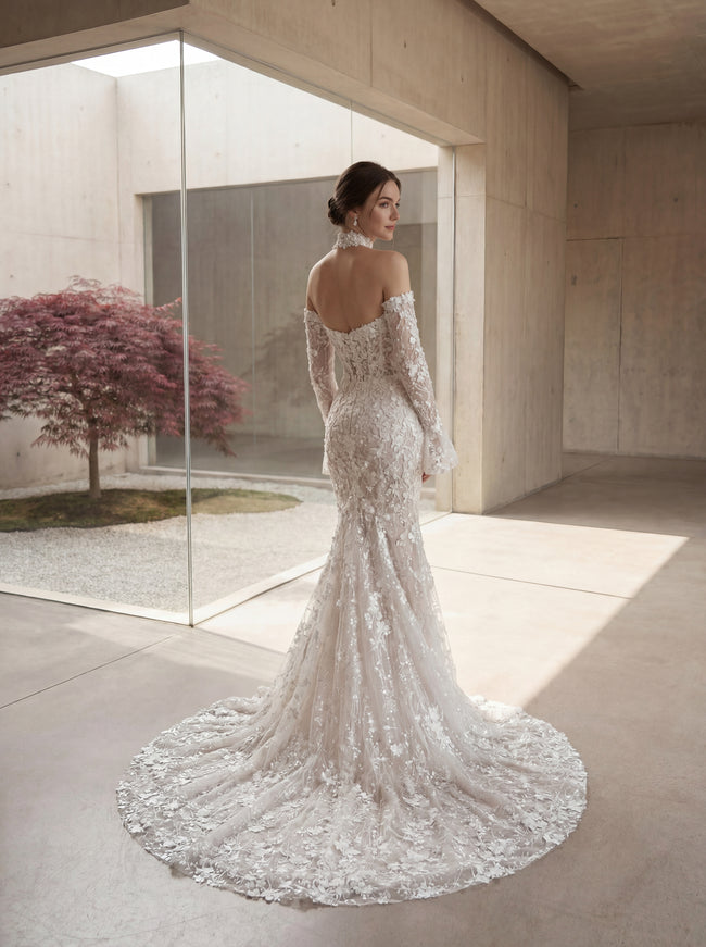 Ellie Belle Adanna Lace Mermaid Bridal Gown