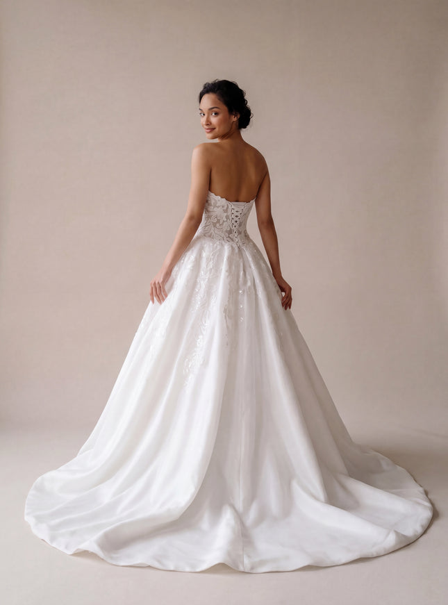 Ellie Belle Adeline Lace Ballgown Wedding Dress