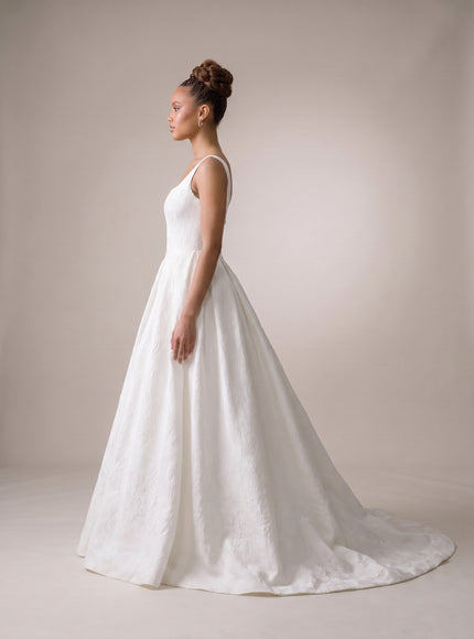 Ellie Belle Eloise Satin Jacquard Bridal Gown