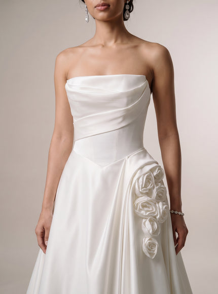 Ellie Belle Rosalind Strapless A-Line Gown