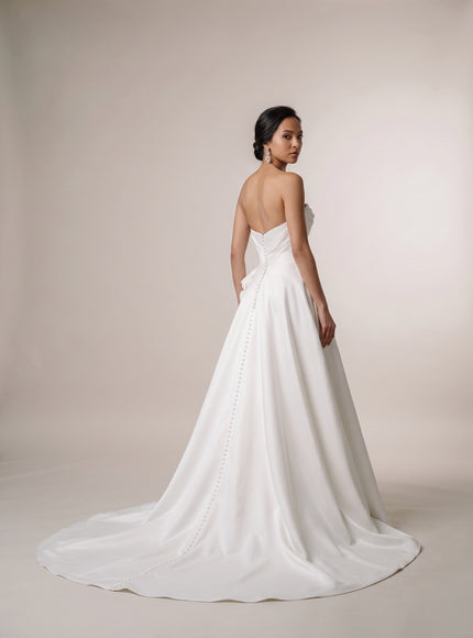 Ellie Belle Rosalind Strapless A-Line Gown