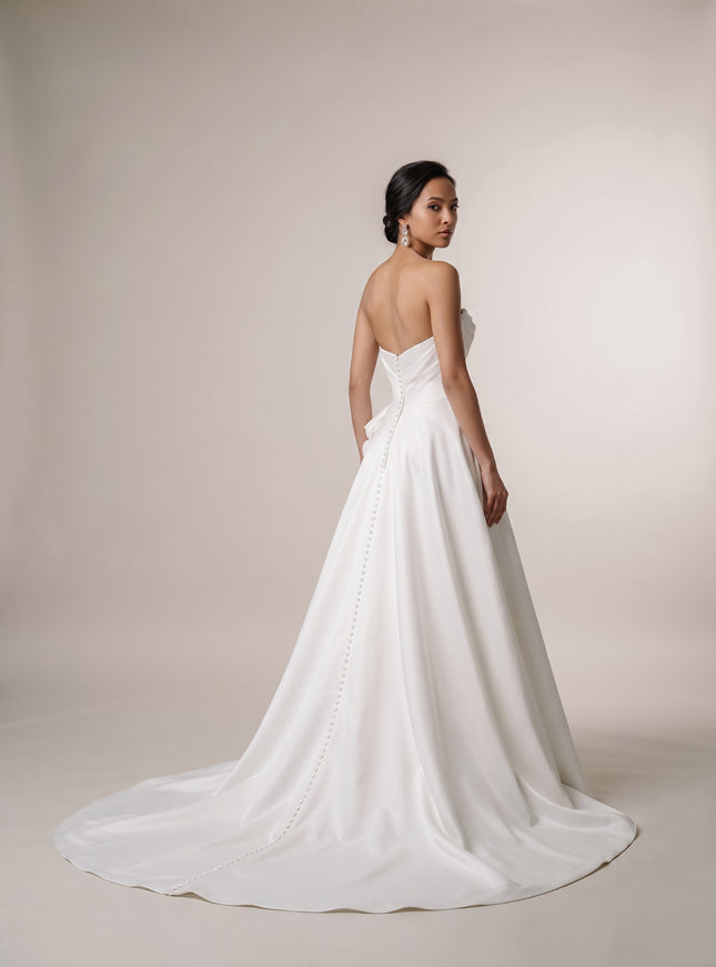 Ellie Belle Rosalind Strapless A-Line Gown