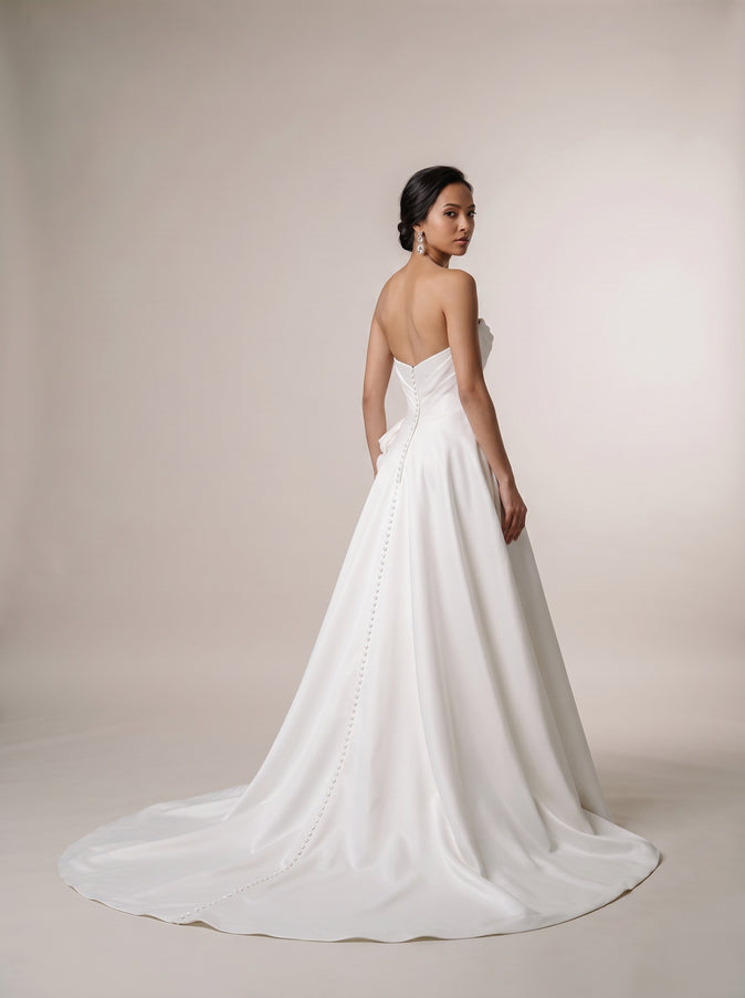Ellie Belle Rosalind Strapless A-Line Gown